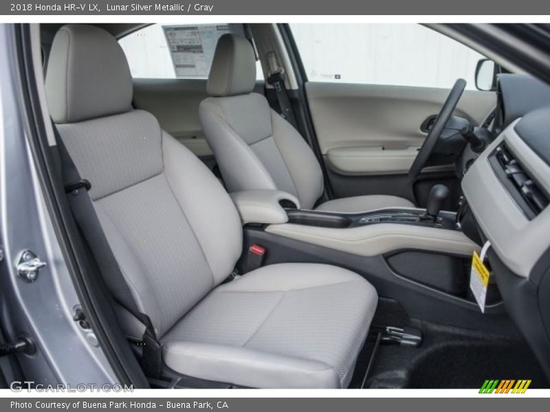 Lunar Silver Metallic / Gray 2018 Honda HR-V LX