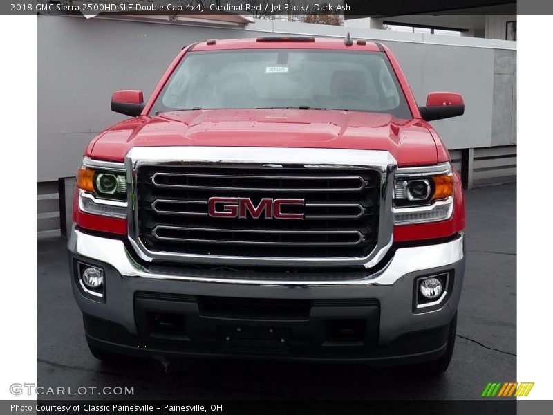 Cardinal Red / Jet Black/­Dark Ash 2018 GMC Sierra 2500HD SLE Double Cab 4x4