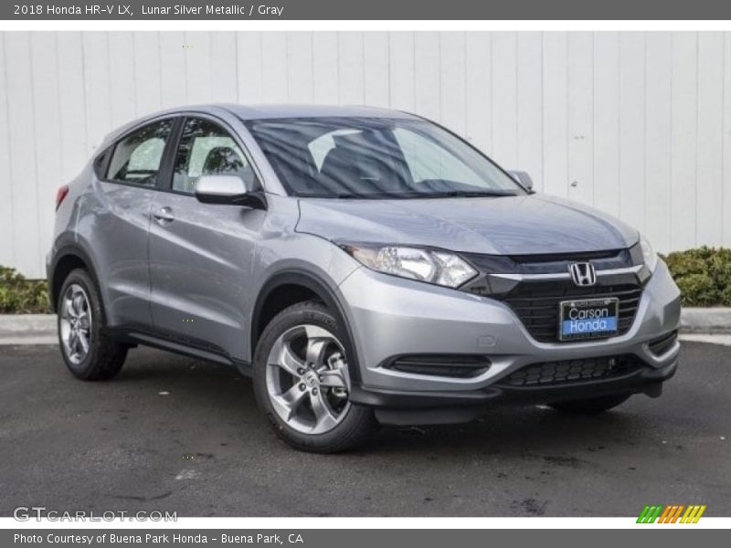 Lunar Silver Metallic / Gray 2018 Honda HR-V LX