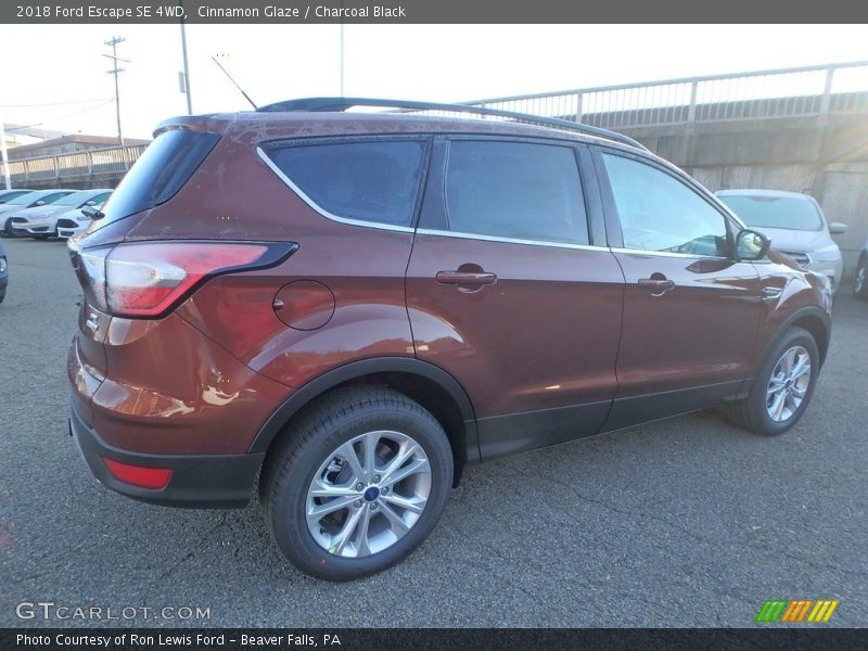 Cinnamon Glaze / Charcoal Black 2018 Ford Escape SE 4WD