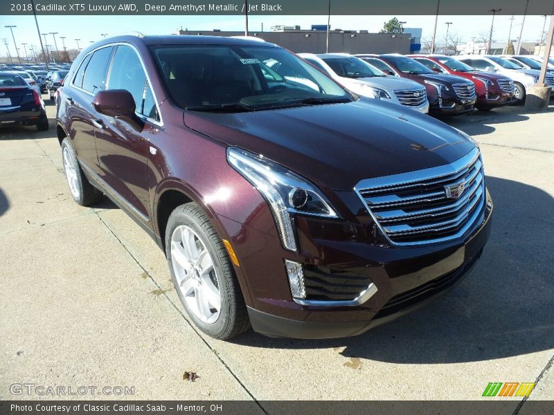 Deep Amethyst Metallic / Jet Black 2018 Cadillac XT5 Luxury AWD