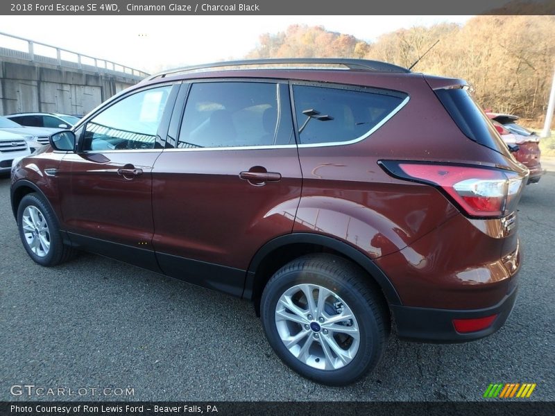 Cinnamon Glaze / Charcoal Black 2018 Ford Escape SE 4WD