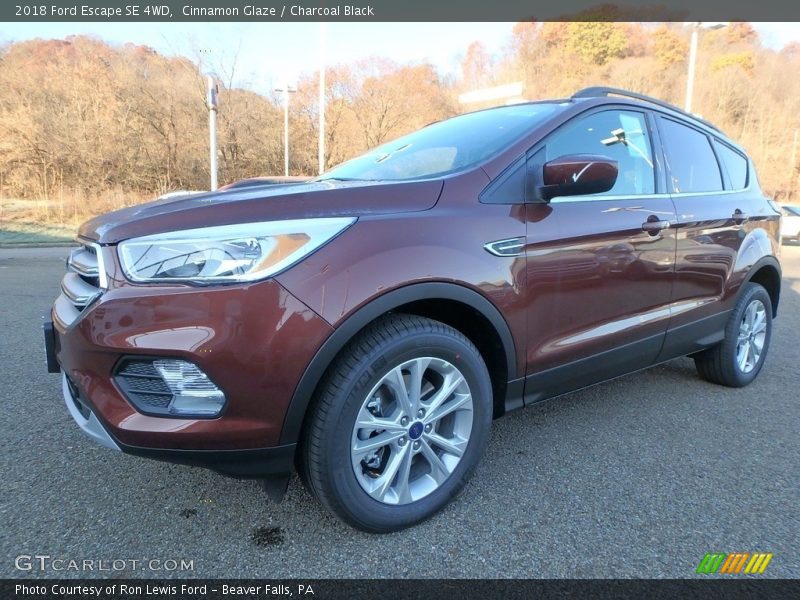 Cinnamon Glaze / Charcoal Black 2018 Ford Escape SE 4WD