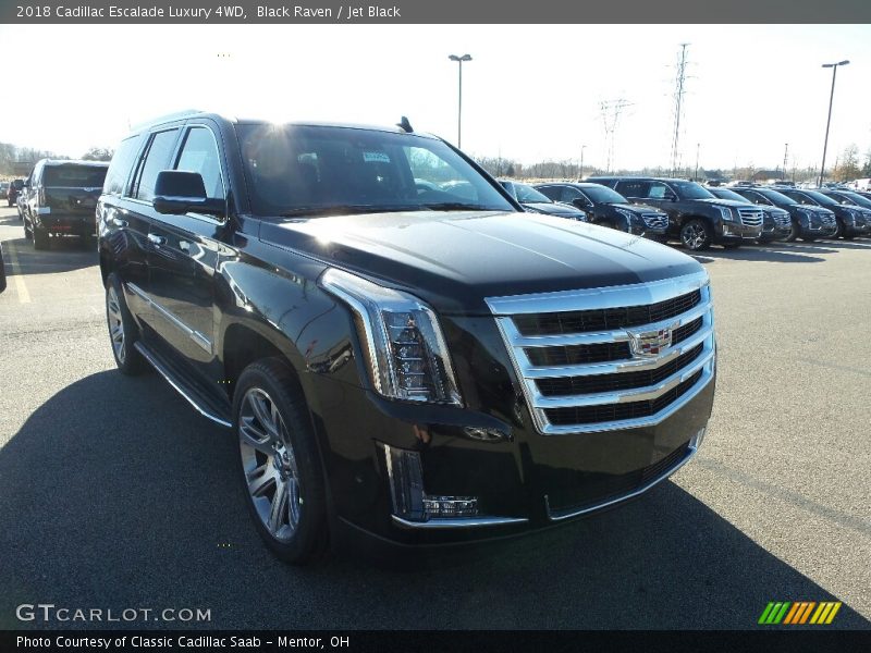 Black Raven / Jet Black 2018 Cadillac Escalade Luxury 4WD