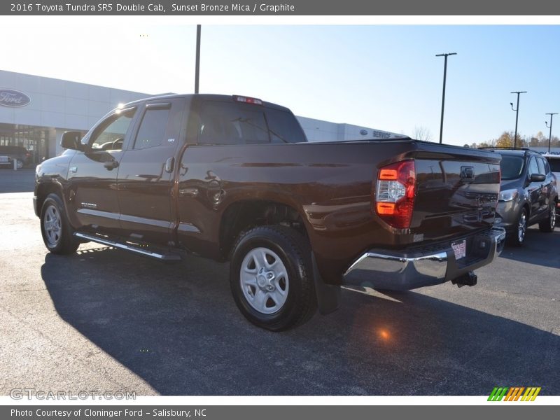 Sunset Bronze Mica / Graphite 2016 Toyota Tundra SR5 Double Cab