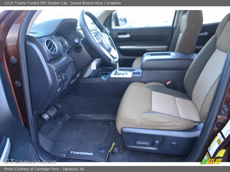 Sunset Bronze Mica / Graphite 2016 Toyota Tundra SR5 Double Cab