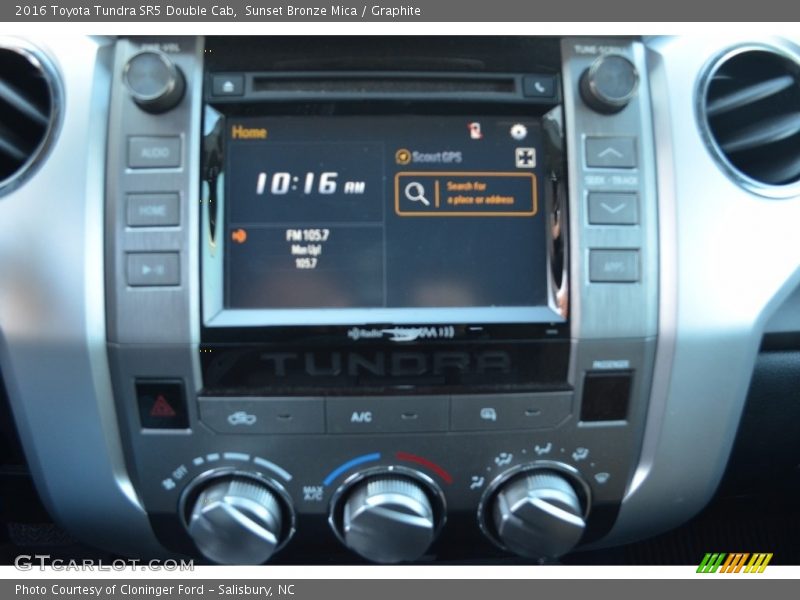 Sunset Bronze Mica / Graphite 2016 Toyota Tundra SR5 Double Cab