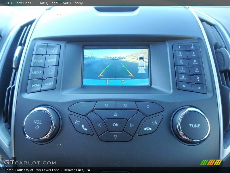 Ingot Silver / Ebony 2018 Ford Edge SEL AWD