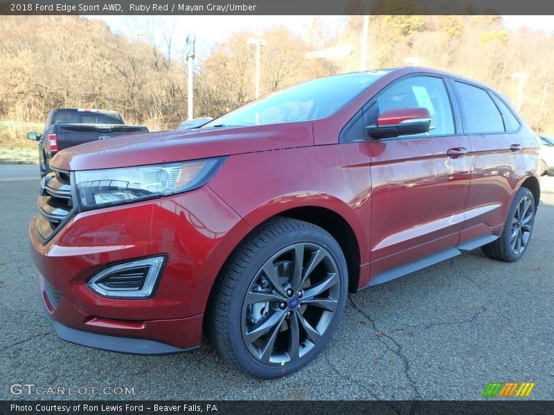 Front 3/4 View of 2018 Edge Sport AWD