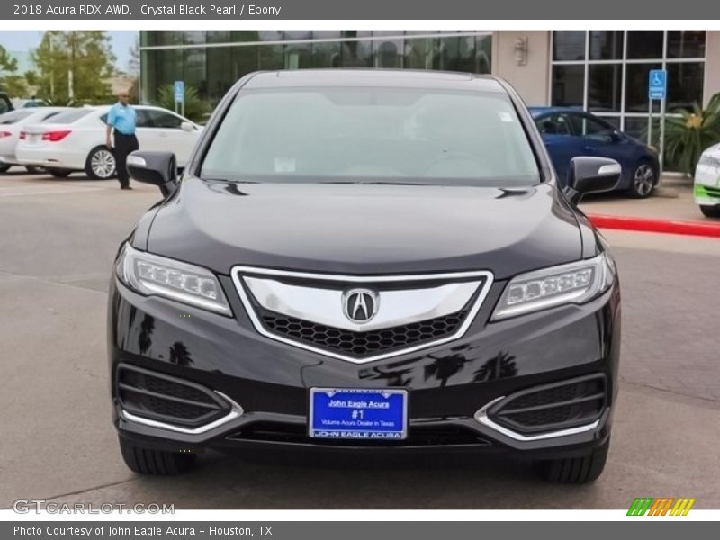 Crystal Black Pearl / Ebony 2018 Acura RDX AWD