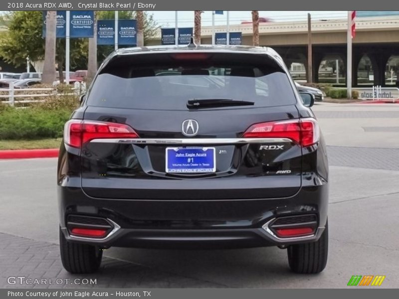 Crystal Black Pearl / Ebony 2018 Acura RDX AWD