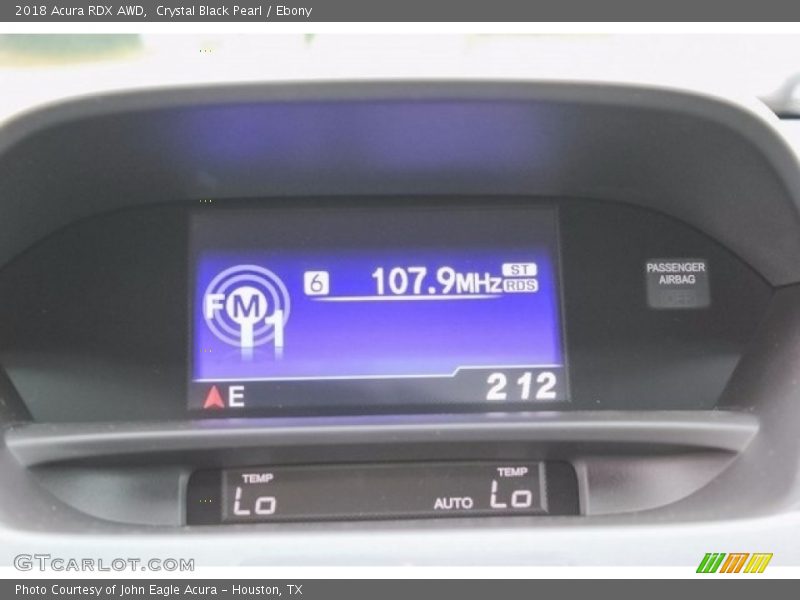 Crystal Black Pearl / Ebony 2018 Acura RDX AWD