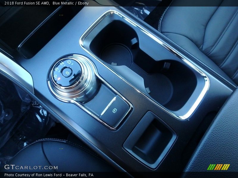 Blue Metallic / Ebony 2018 Ford Fusion SE AWD