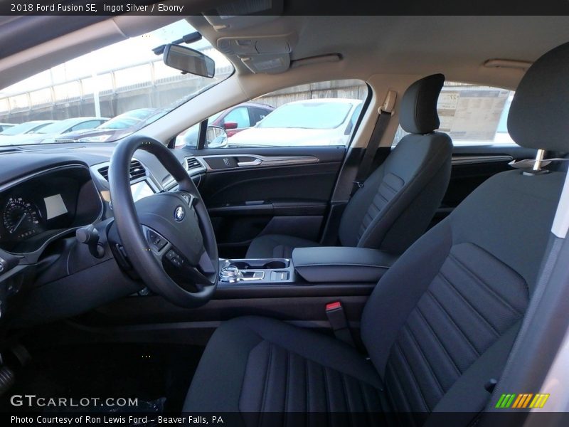 Ingot Silver / Ebony 2018 Ford Fusion SE