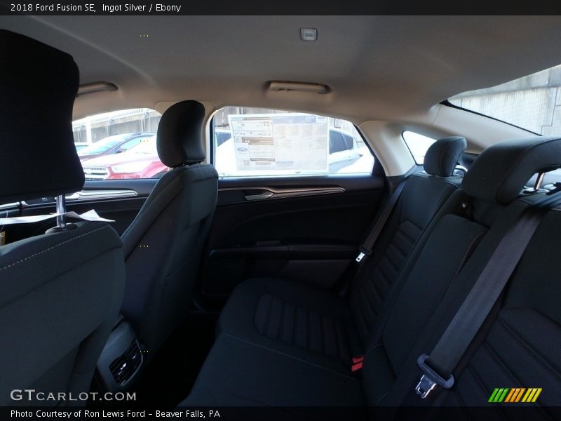 Ingot Silver / Ebony 2018 Ford Fusion SE