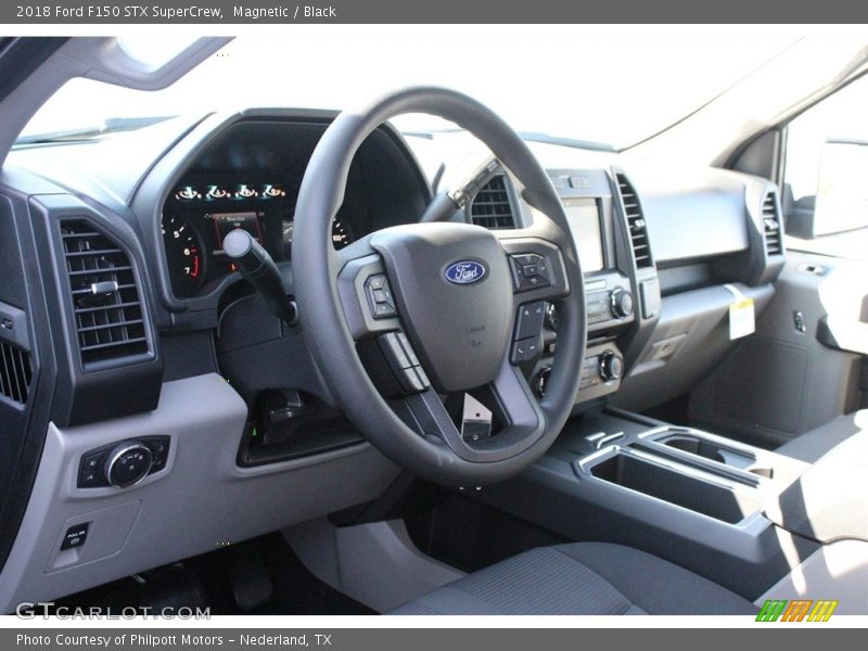 Magnetic / Black 2018 Ford F150 STX SuperCrew