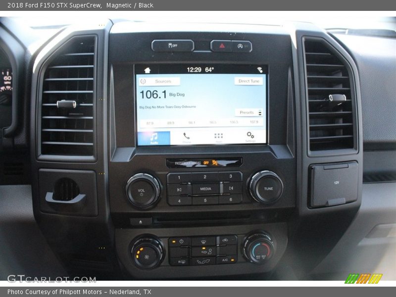 Magnetic / Black 2018 Ford F150 STX SuperCrew