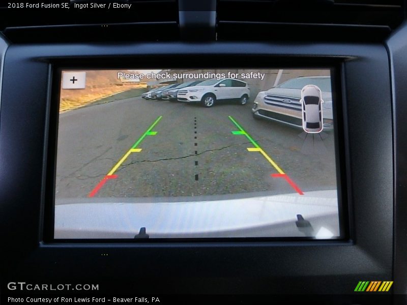 Ingot Silver / Ebony 2018 Ford Fusion SE