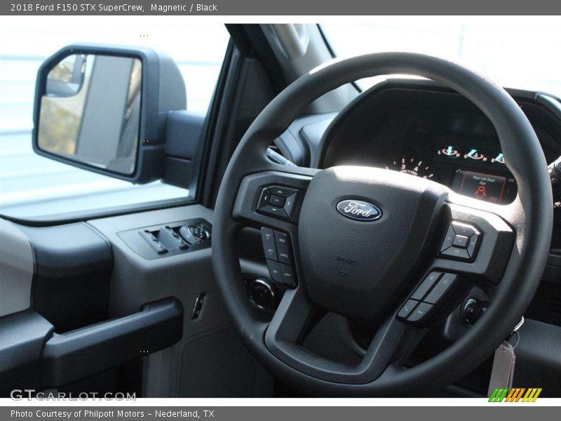 Magnetic / Black 2018 Ford F150 STX SuperCrew