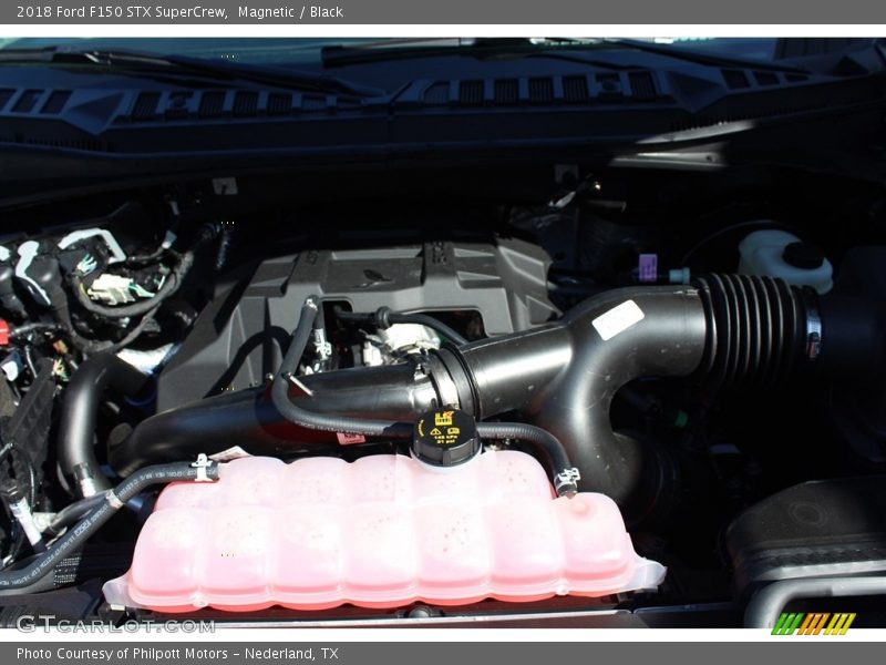 Magnetic / Black 2018 Ford F150 STX SuperCrew