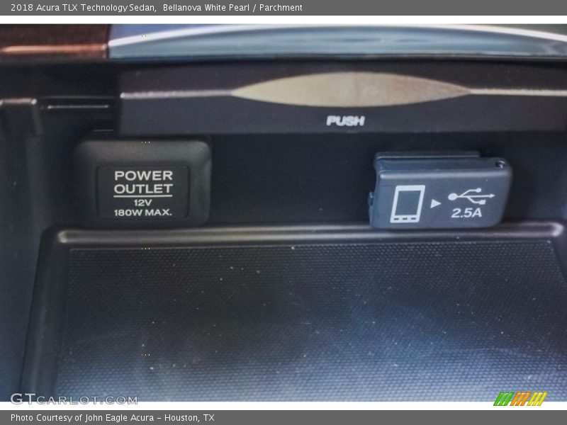 Bellanova White Pearl / Parchment 2018 Acura TLX Technology Sedan