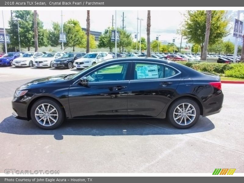 Crystal Black Pearl / Parchment 2018 Acura TLX Sedan