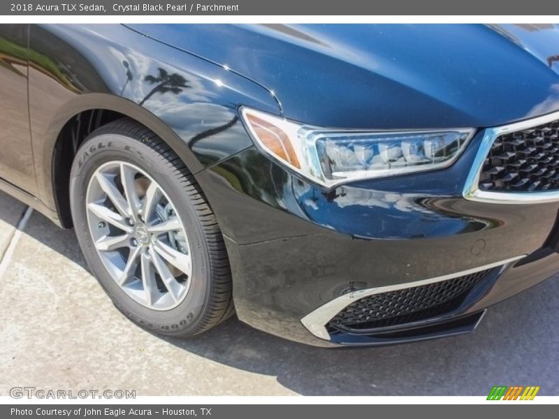 Crystal Black Pearl / Parchment 2018 Acura TLX Sedan