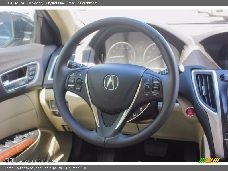 Crystal Black Pearl / Parchment 2018 Acura TLX Sedan