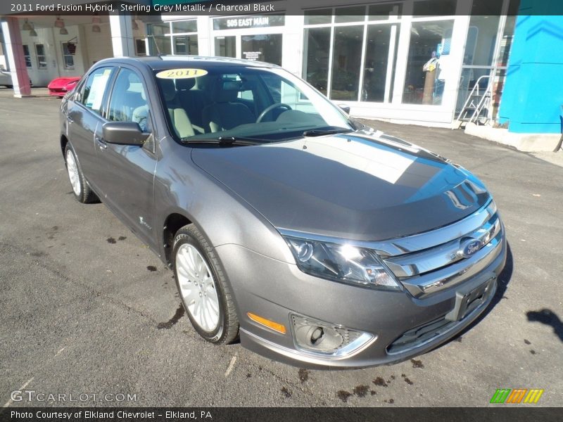 Sterling Grey Metallic / Charcoal Black 2011 Ford Fusion Hybrid