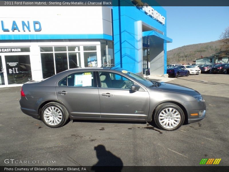 Sterling Grey Metallic / Charcoal Black 2011 Ford Fusion Hybrid