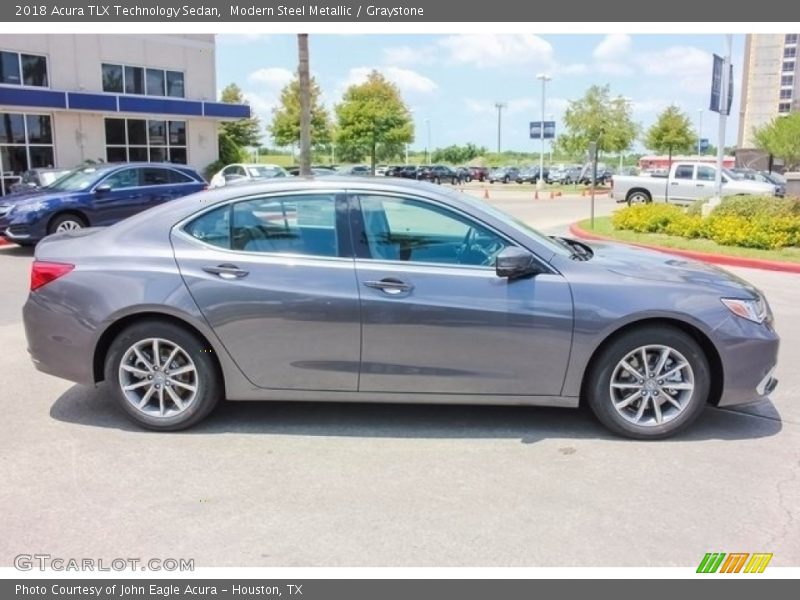 Modern Steel Metallic / Graystone 2018 Acura TLX Technology Sedan