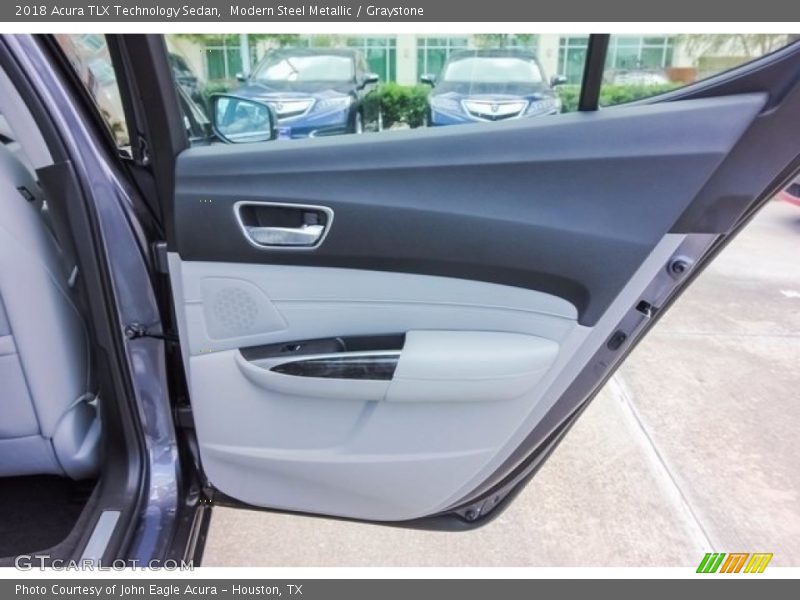 Modern Steel Metallic / Graystone 2018 Acura TLX Technology Sedan
