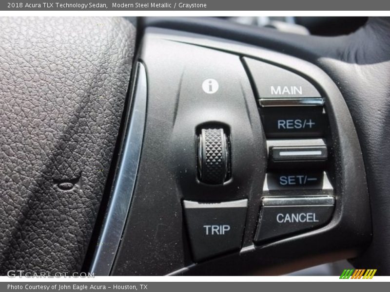 Modern Steel Metallic / Graystone 2018 Acura TLX Technology Sedan