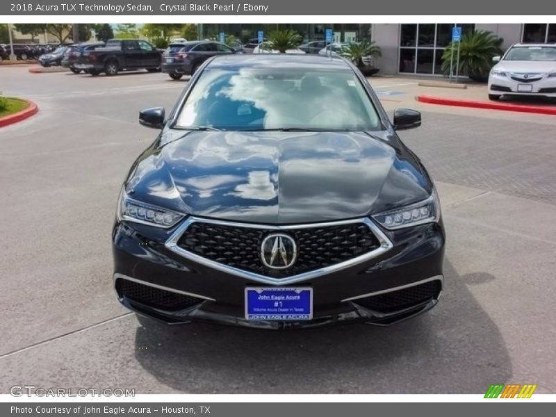 Crystal Black Pearl / Ebony 2018 Acura TLX Technology Sedan