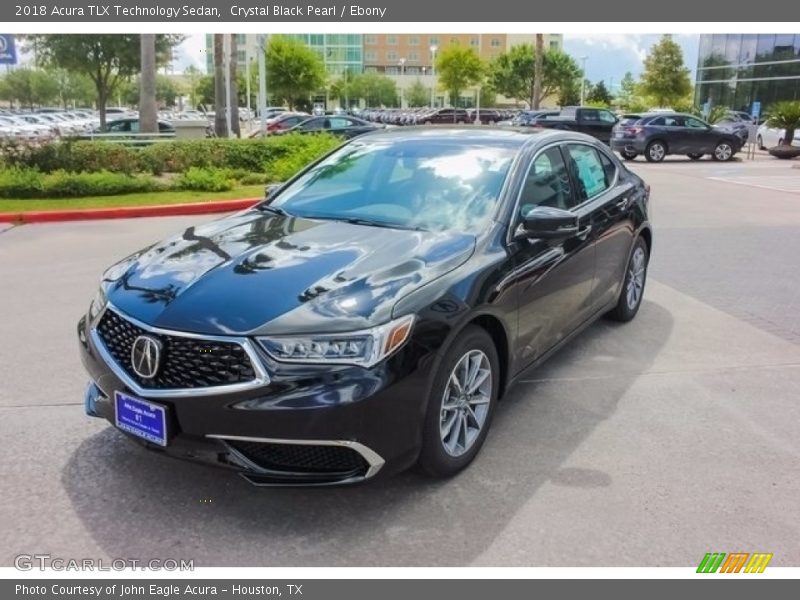 Crystal Black Pearl / Ebony 2018 Acura TLX Technology Sedan