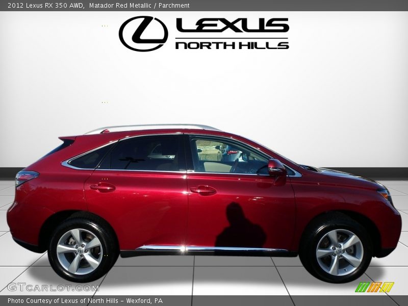 Matador Red Metallic / Parchment 2012 Lexus RX 350 AWD