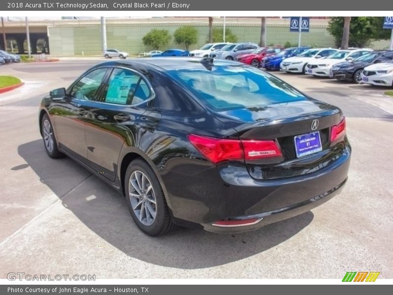 Crystal Black Pearl / Ebony 2018 Acura TLX Technology Sedan