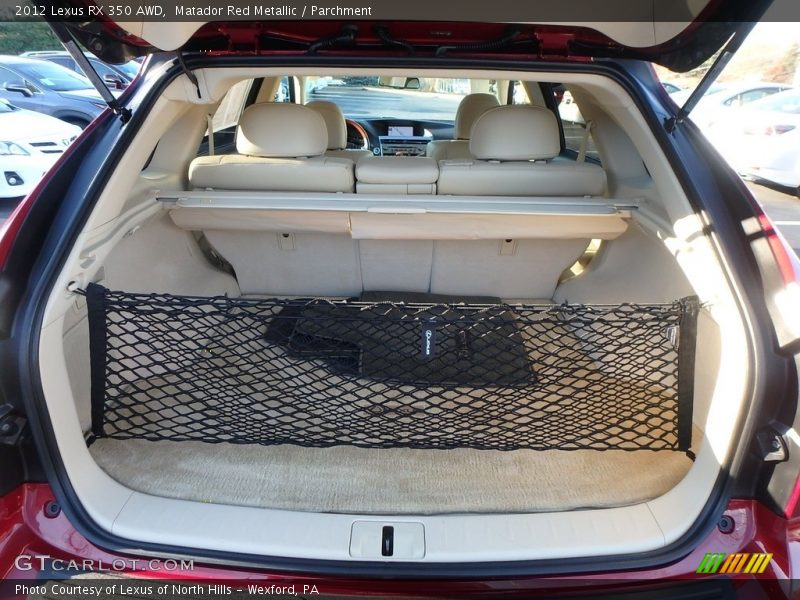 Matador Red Metallic / Parchment 2012 Lexus RX 350 AWD