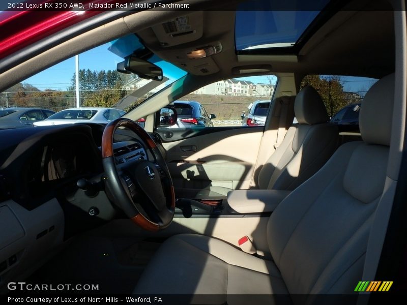 Matador Red Metallic / Parchment 2012 Lexus RX 350 AWD