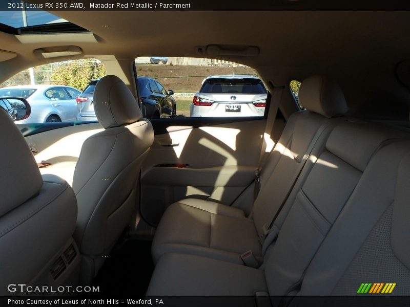Matador Red Metallic / Parchment 2012 Lexus RX 350 AWD