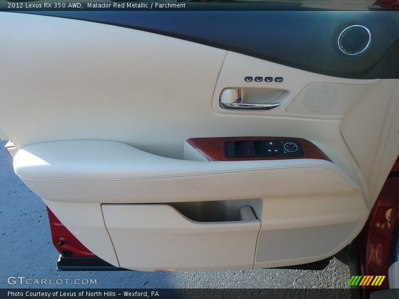 Matador Red Metallic / Parchment 2012 Lexus RX 350 AWD