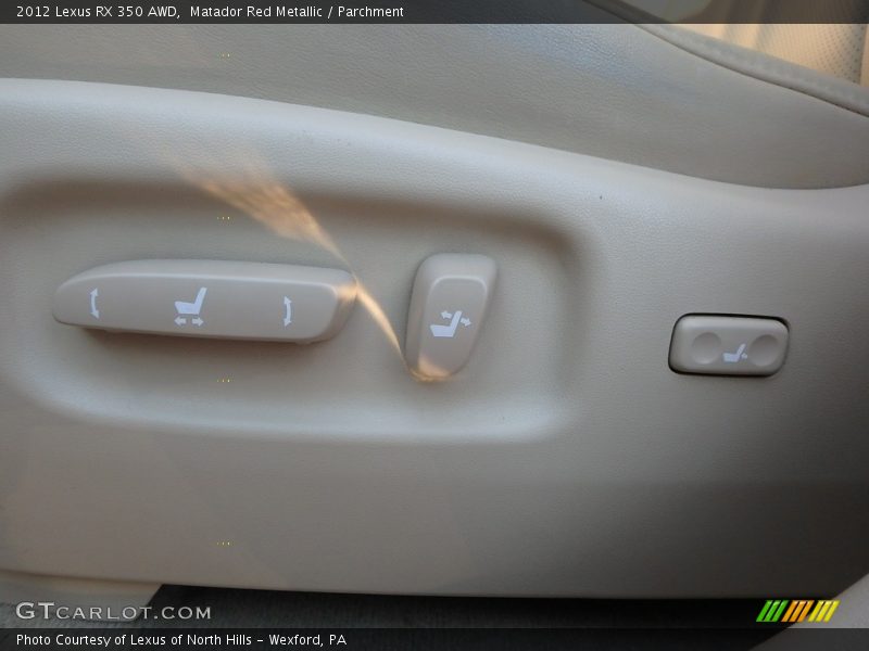 Matador Red Metallic / Parchment 2012 Lexus RX 350 AWD