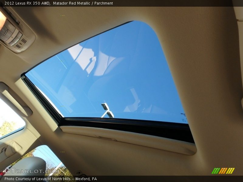 Matador Red Metallic / Parchment 2012 Lexus RX 350 AWD