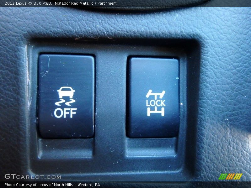 Matador Red Metallic / Parchment 2012 Lexus RX 350 AWD