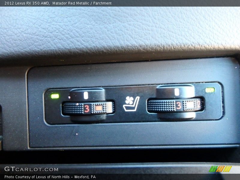 Matador Red Metallic / Parchment 2012 Lexus RX 350 AWD