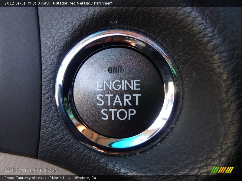 Matador Red Metallic / Parchment 2012 Lexus RX 350 AWD