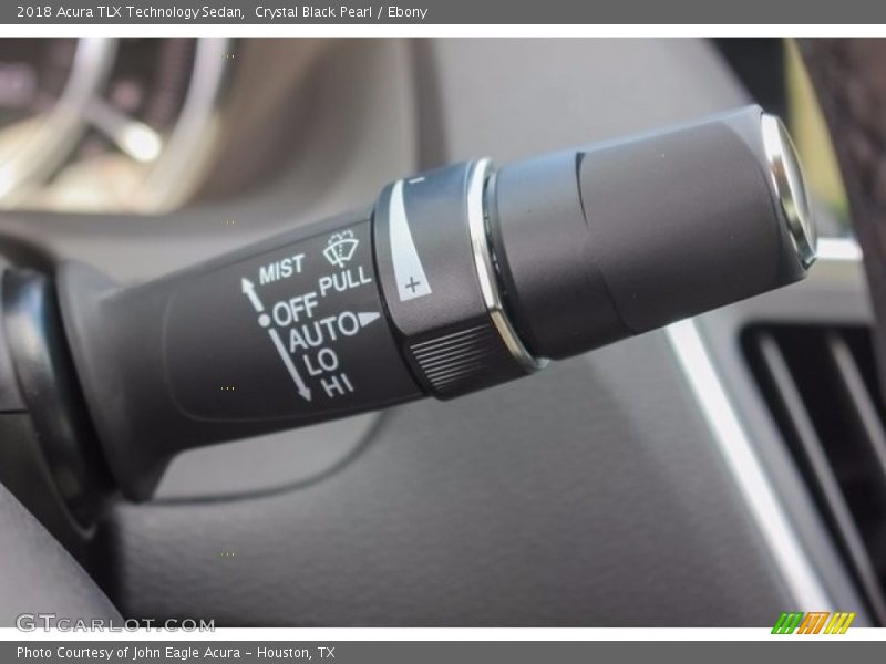 Crystal Black Pearl / Ebony 2018 Acura TLX Technology Sedan