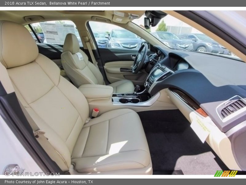 Bellanova White Pearl / Parchment 2018 Acura TLX Sedan