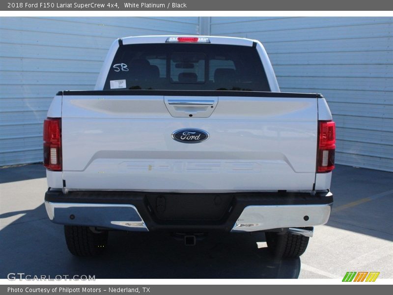 White Platinum / Black 2018 Ford F150 Lariat SuperCrew 4x4