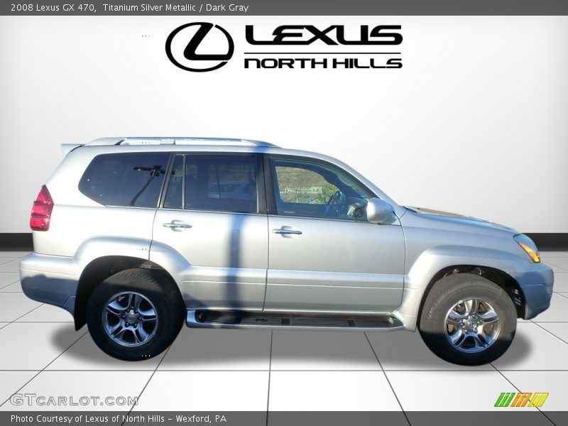 Titanium Silver Metallic / Dark Gray 2008 Lexus GX 470
